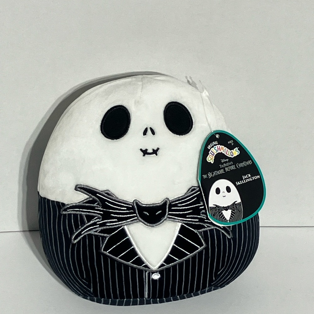 Jack Skeleton Nightmare Before Christmas Squishmallow NWT small